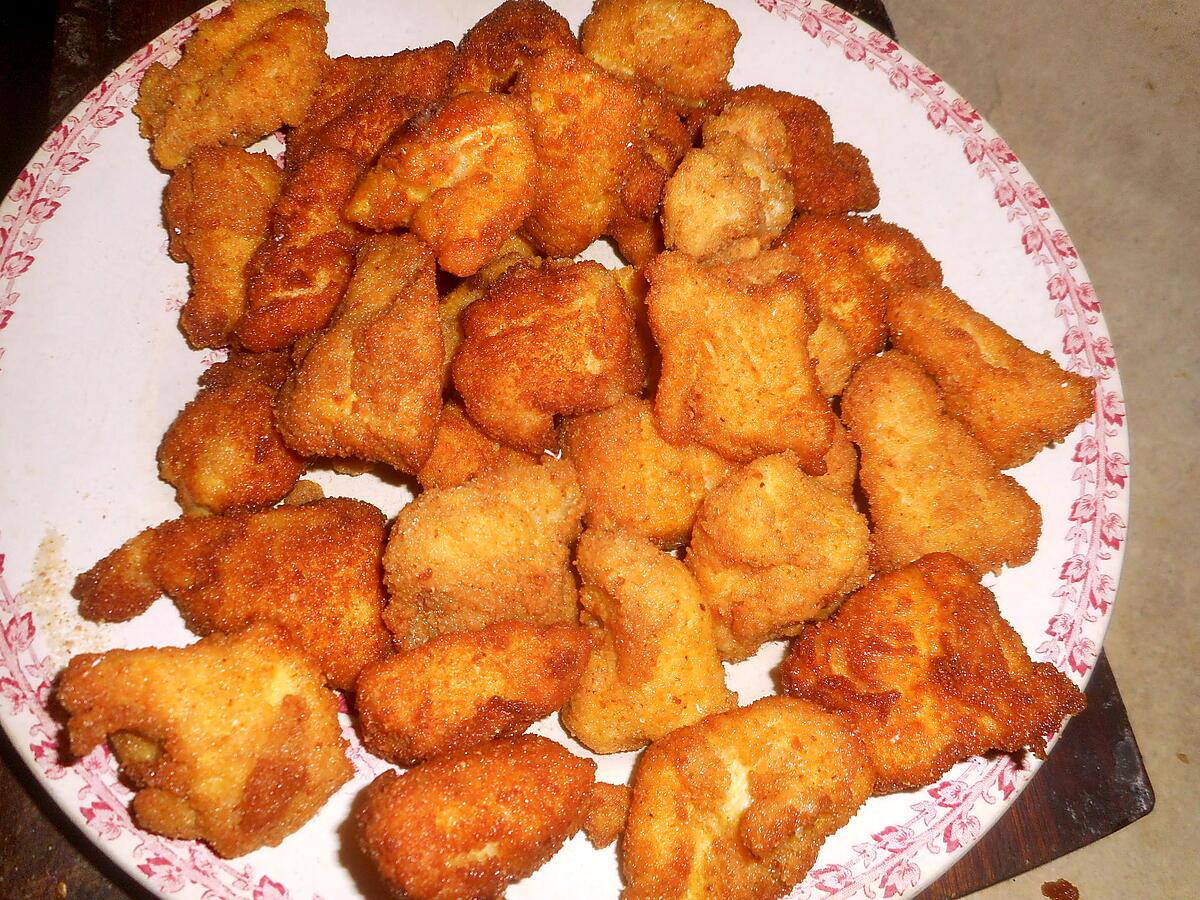 recette Nuggets de poulet maison