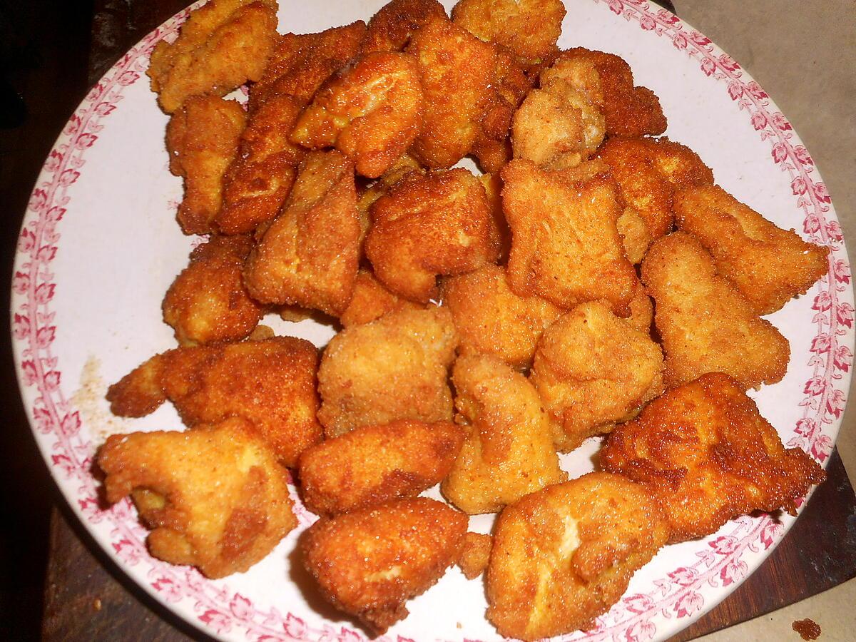 recette Nuggets de poulet maison