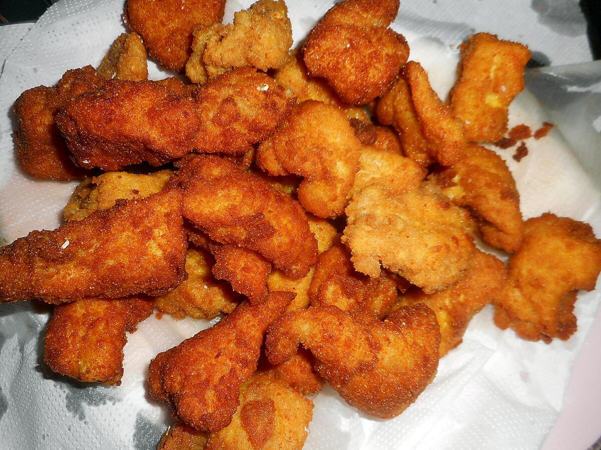 recette Nuggets de poulet maison