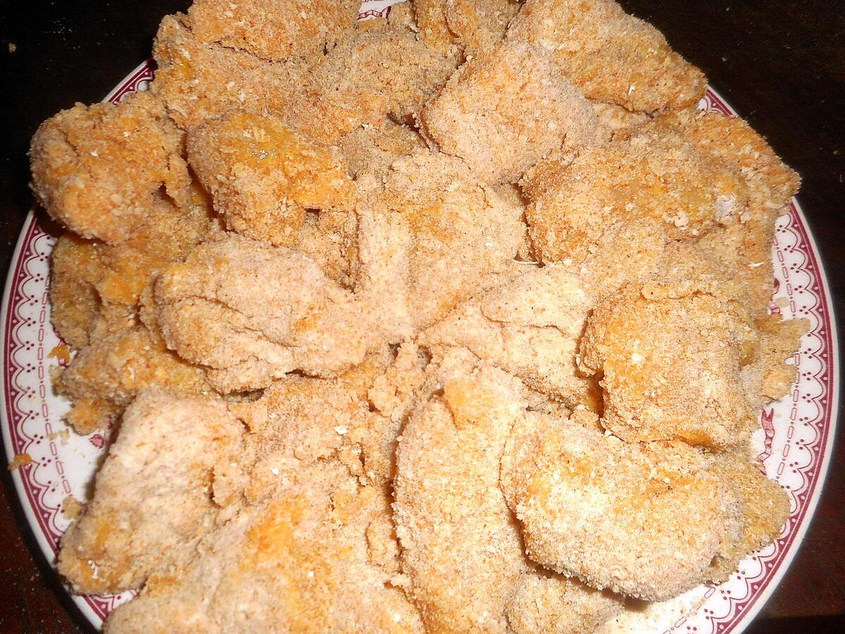 recette Nuggets de poulet maison