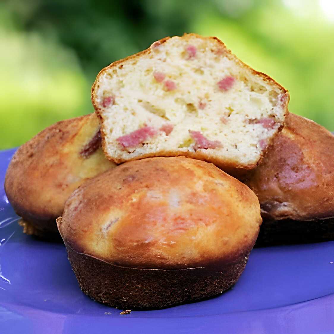 Muffins jambon-fromage