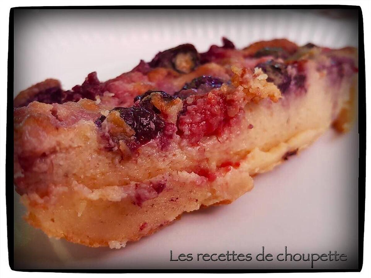 recette Clafoutis aux myrtilles et framboises