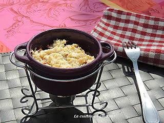 recette Crumble de tomates et bacon