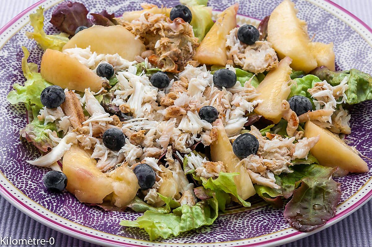 recette Salade d'araignée aux fruits d'été