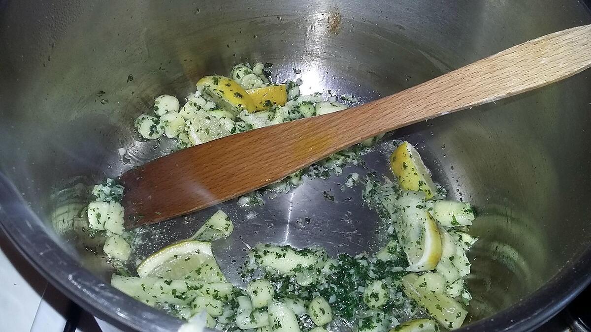 recette Tajine de courgettes farcis à la sardine