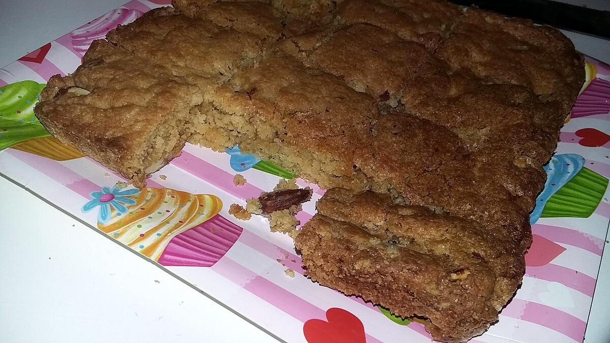 recette Blondies aux amandes