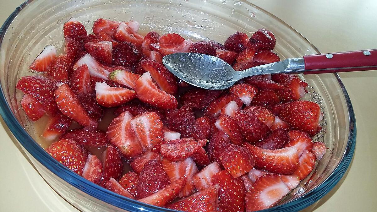 recette Salade de fraise au citron et à la vanille