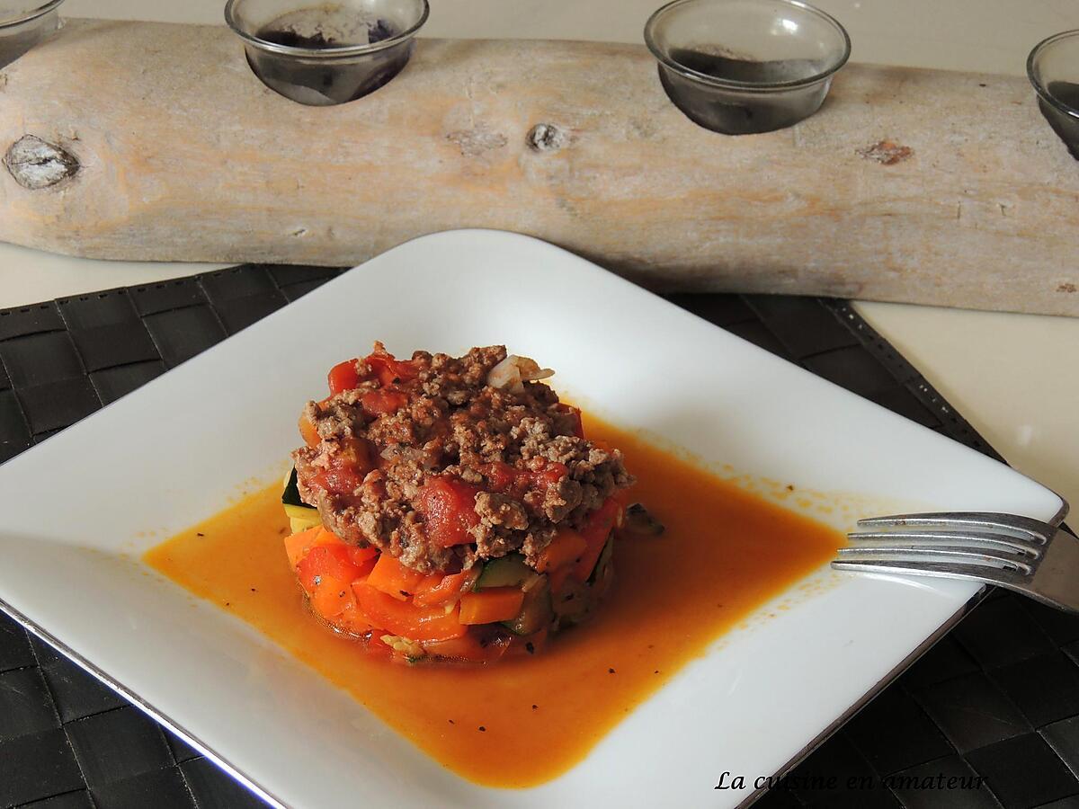 recette Légumes en bolognaise