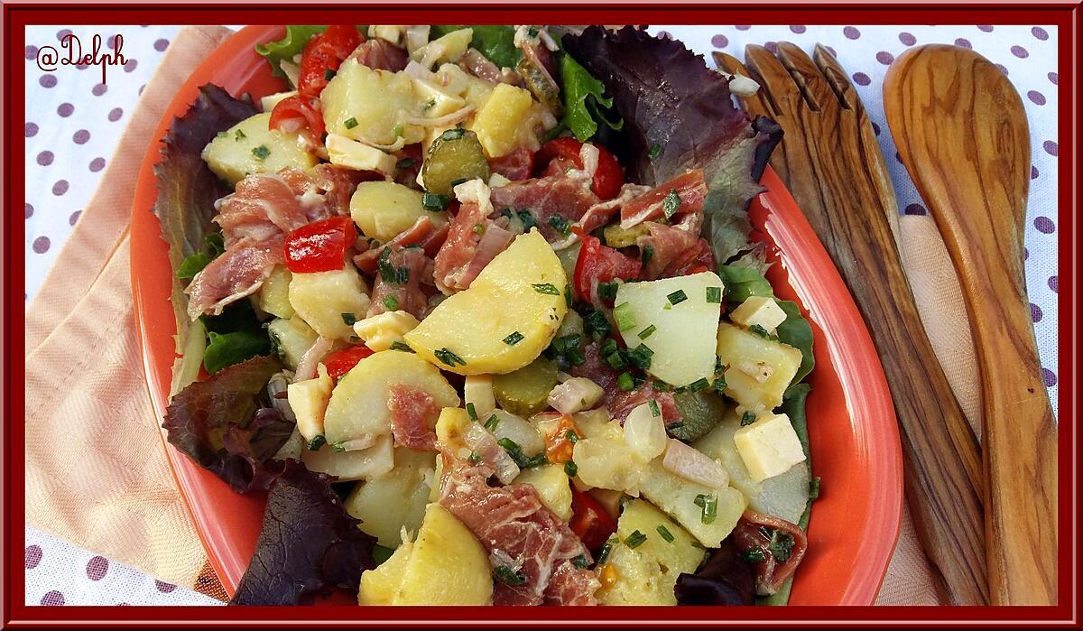 recette Salade de pommes de terre pêle mêle