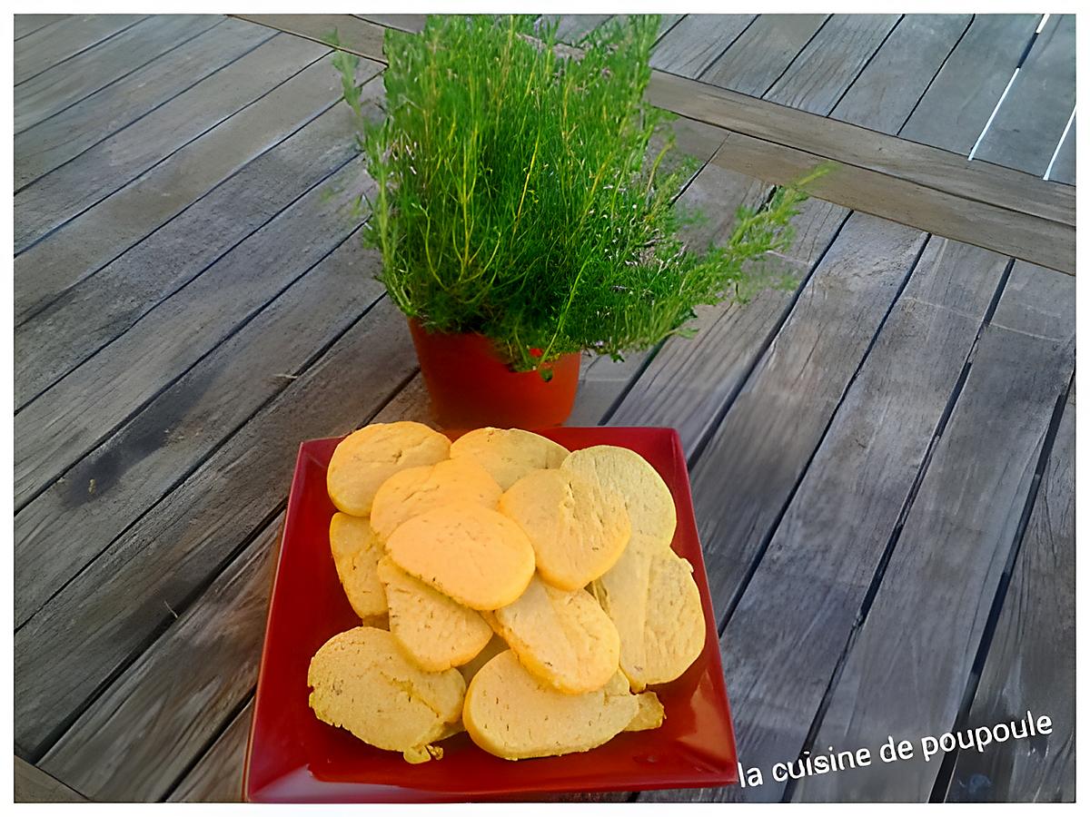 recette Sablés chèvre et thym au thermomix ou sans