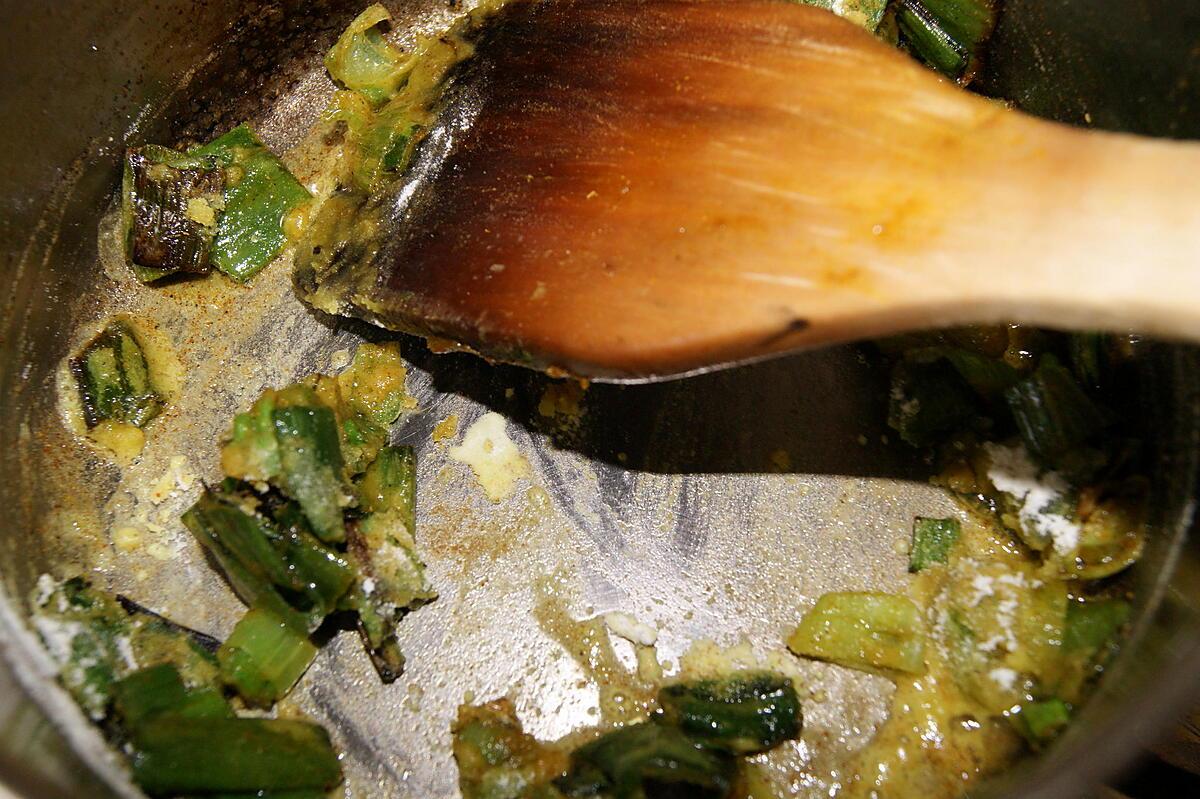 recette Filet de Loup à la sauce au curry