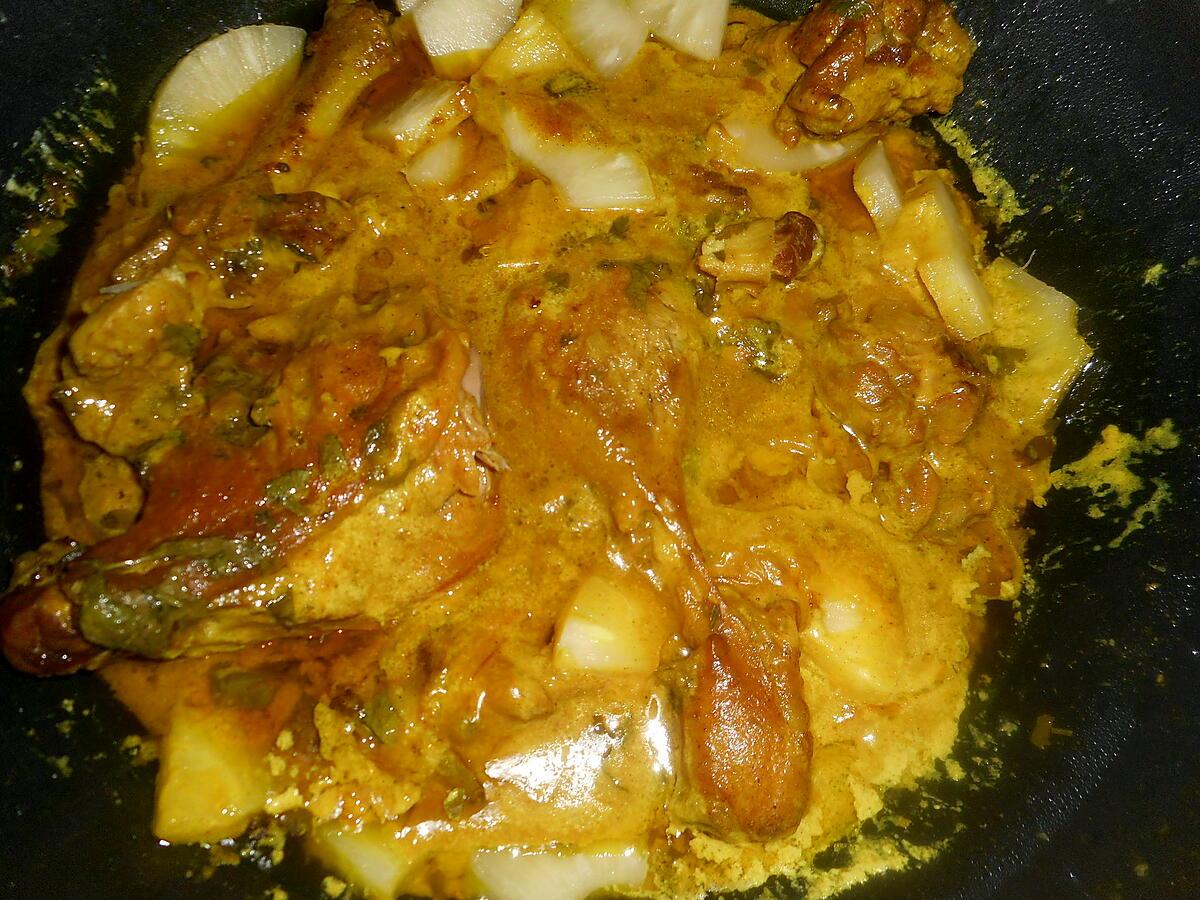 recette Curry de canard a l ananas
