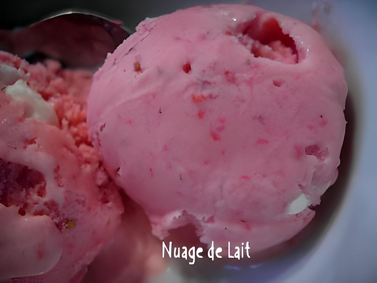 recette Glace Fraise Meringuée