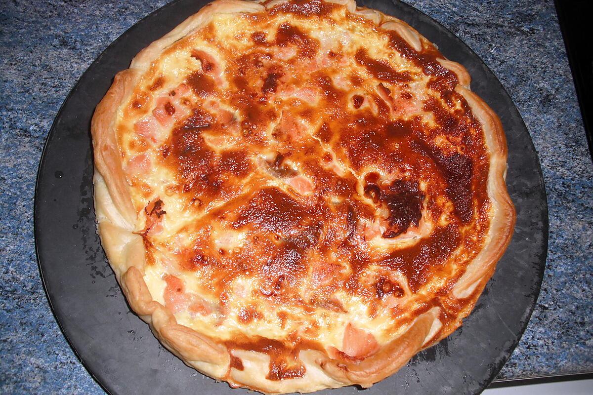 recette Quiche saumon oseille