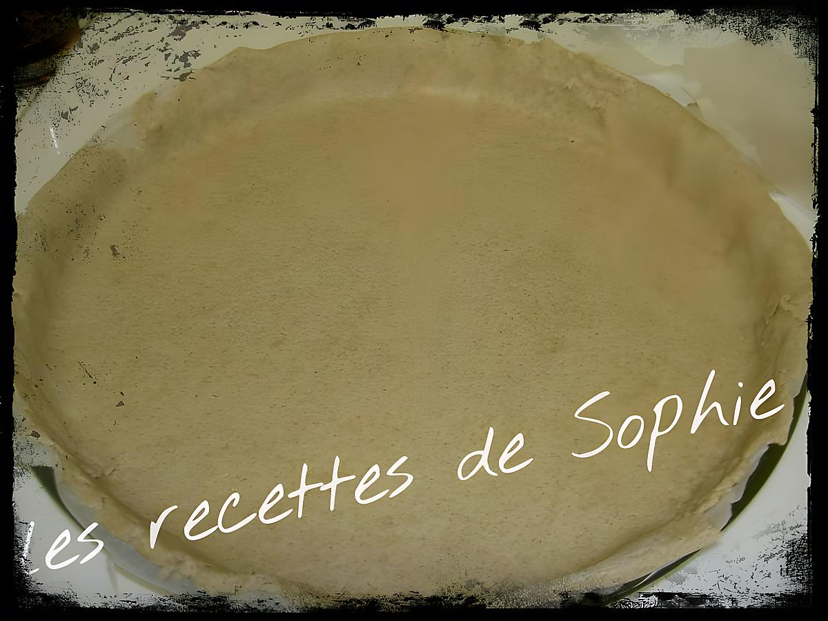 recette PÂTE BRISÉE SANS GLUTEN VERSION SALÉE