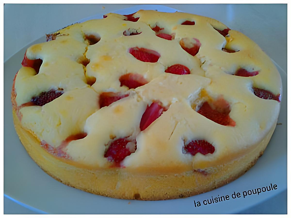 recette Gâteau aux fraises