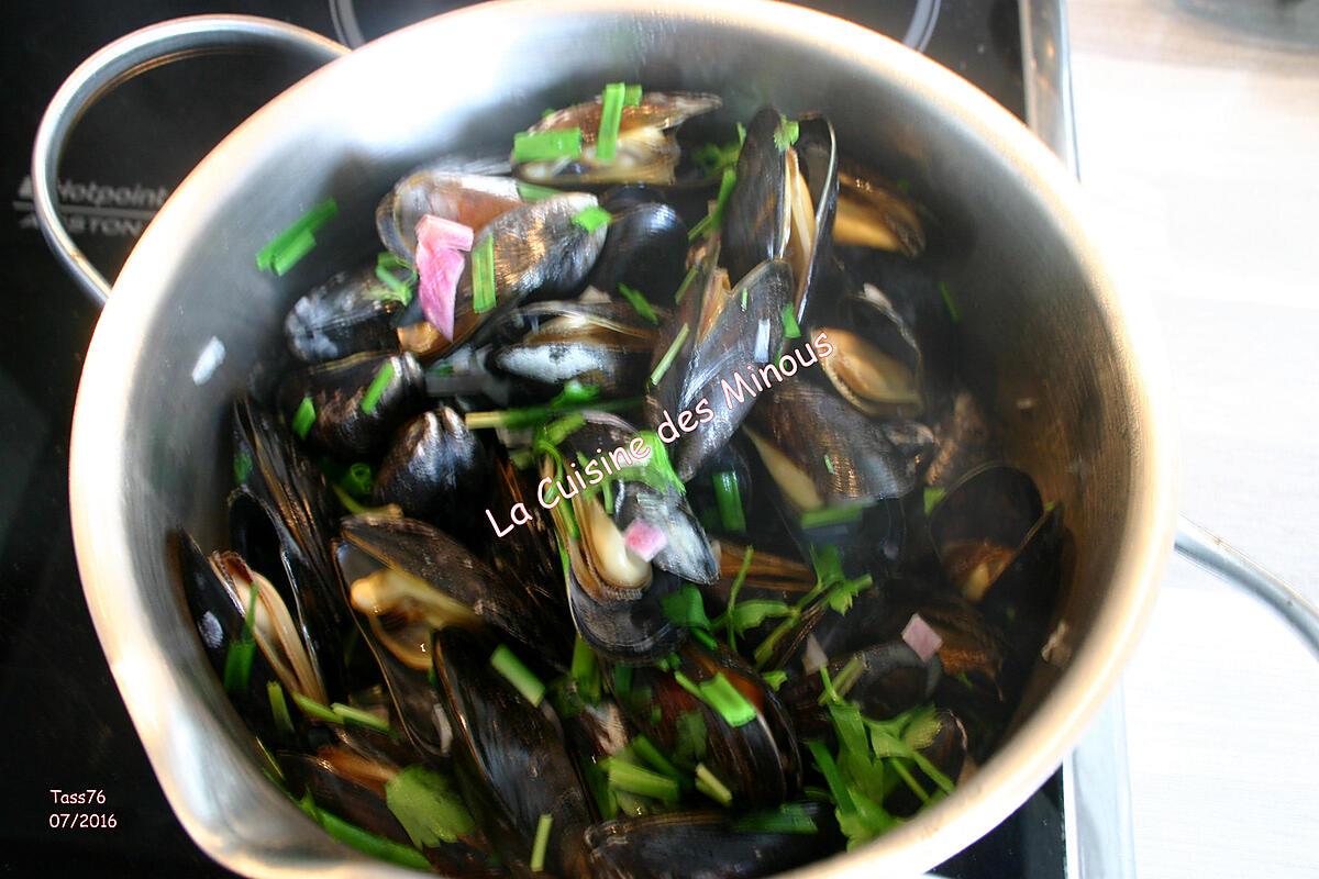 recette Velouté de Moules à la Normande