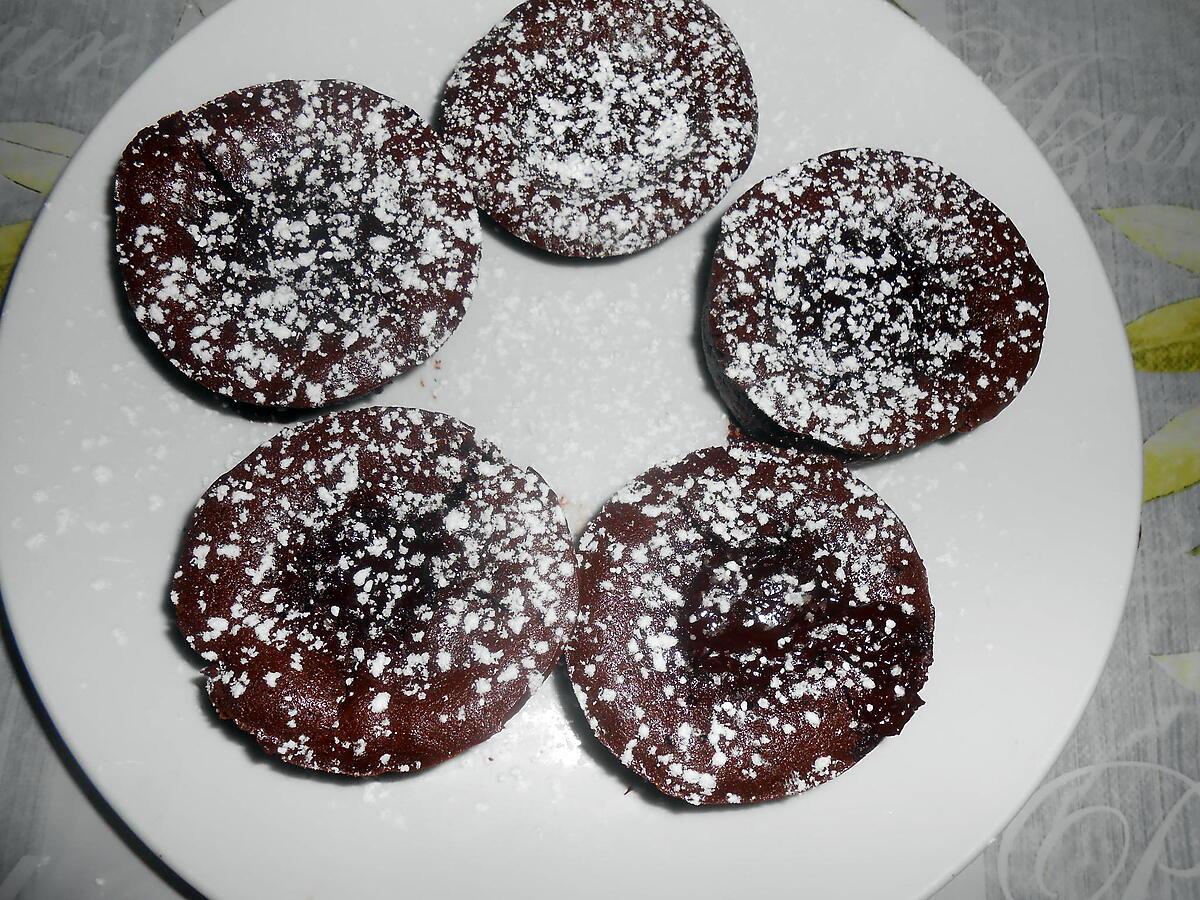 recette FONDANTS AU CHOCOLAT