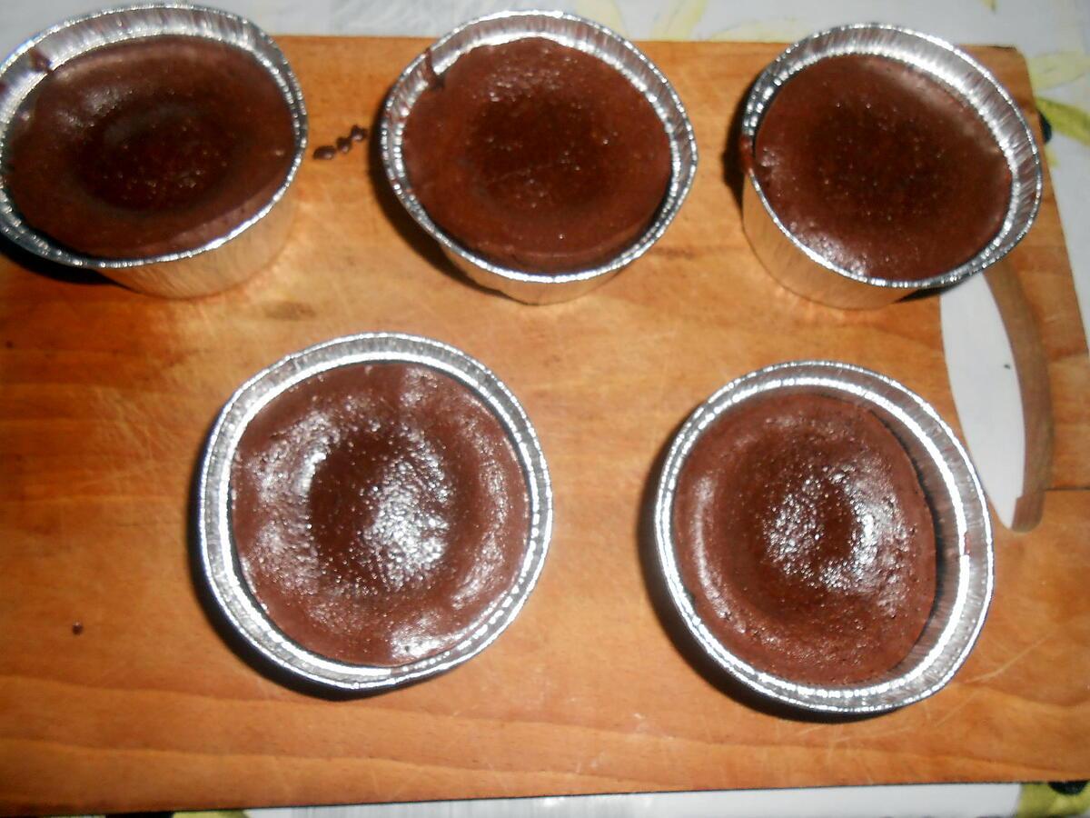 recette FONDANTS AU CHOCOLAT