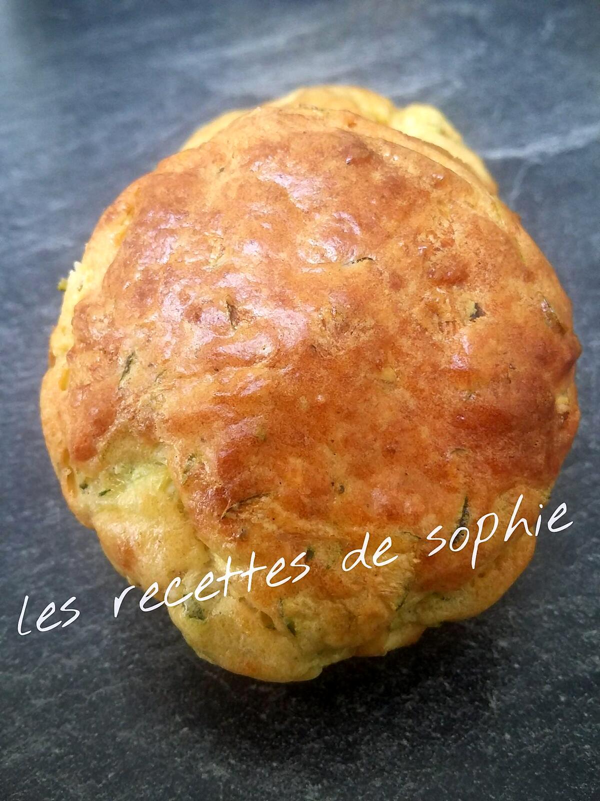 recette Muffins courgettes et parmesan