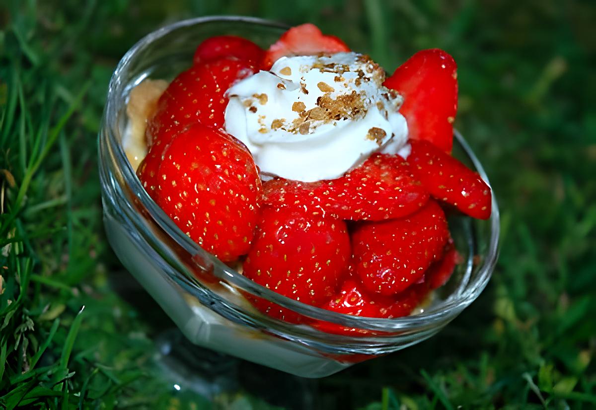 recette Verrine à la fraise