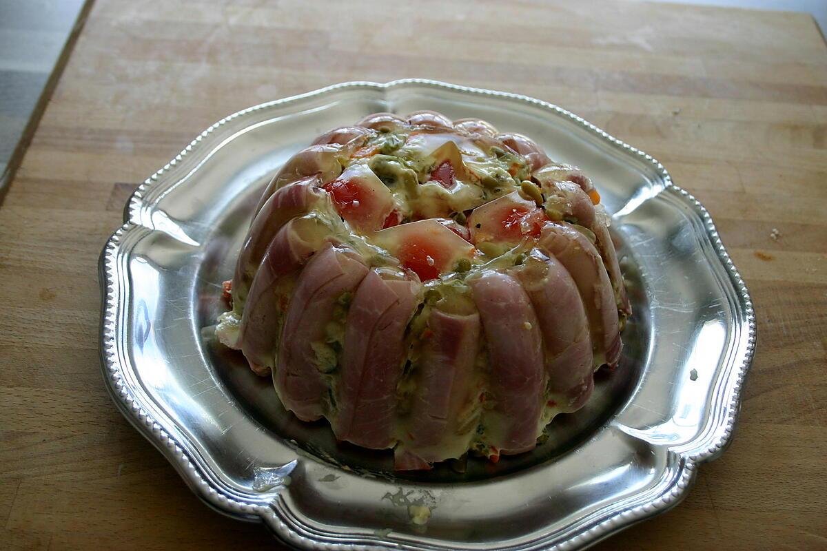 recette Turban de Macédoine au jambon