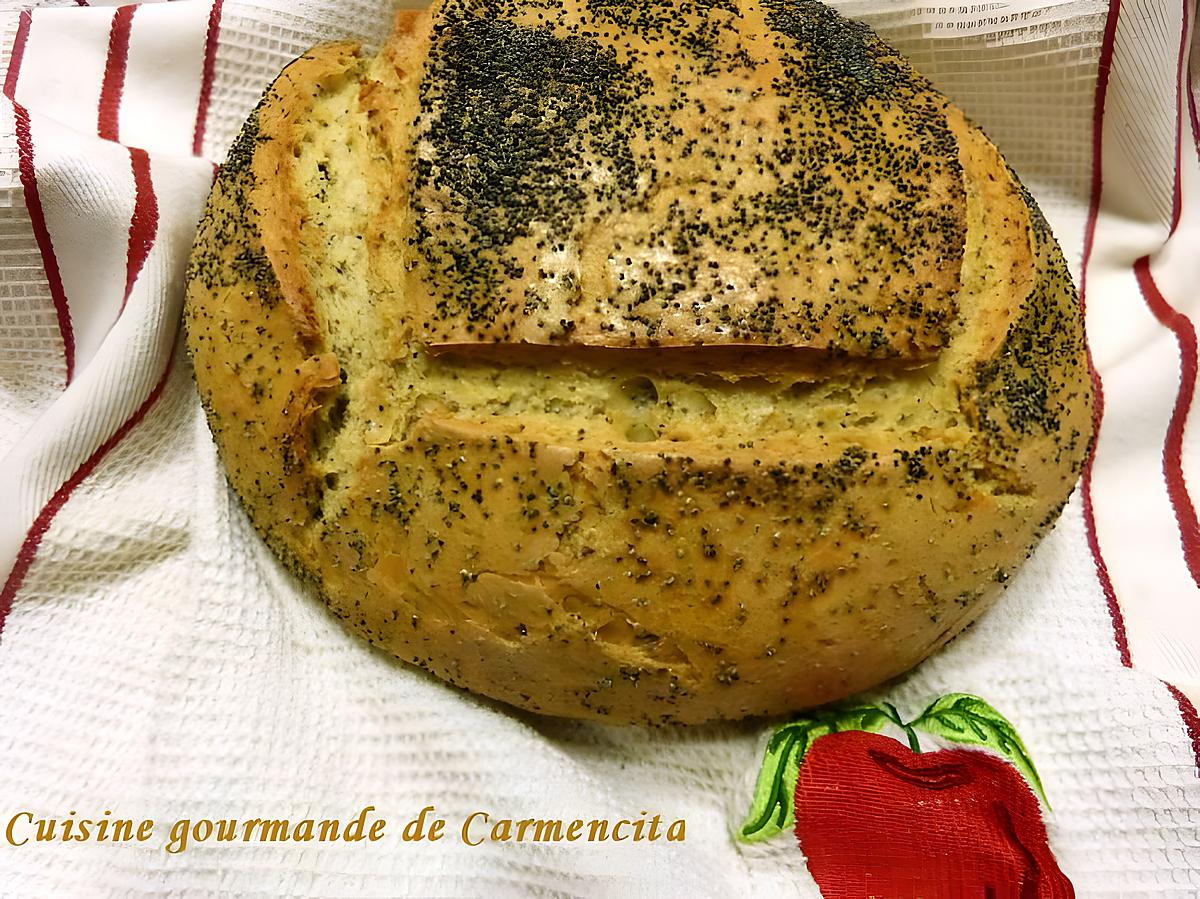 recette Pain de seigle aux pommes de terre et graines de pavot