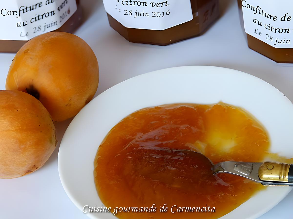 recette Confiture de nèfles au citron vert