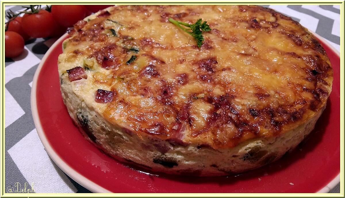 recette Flan courgettes jambon