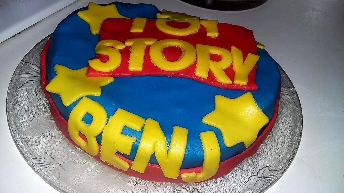 recette Gâteau  Toy story