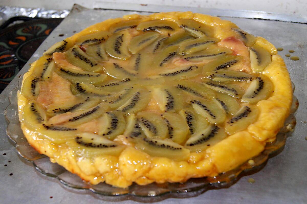 recette Tarte tatin bananes/Kiwis