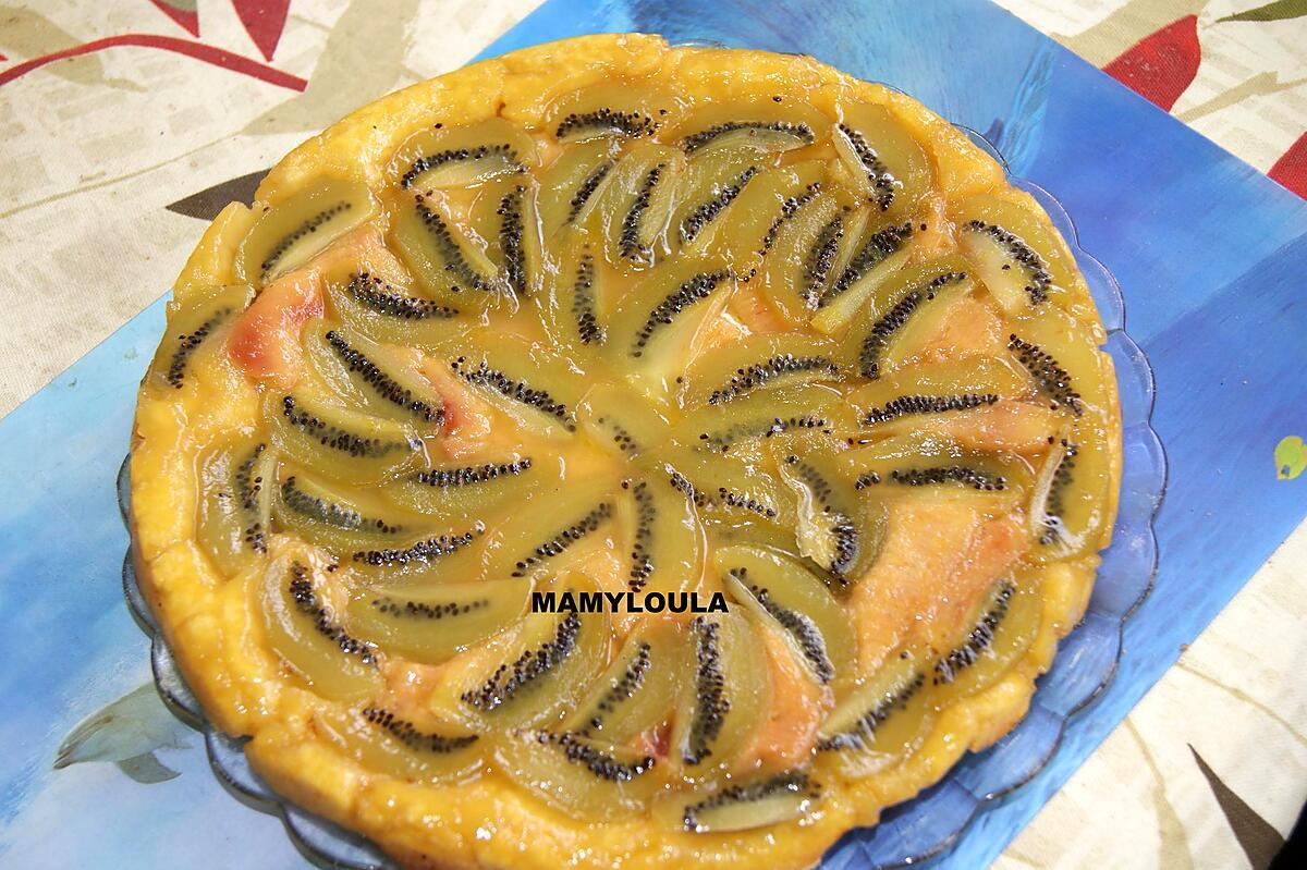 recette Tarte tatin bananes/Kiwis