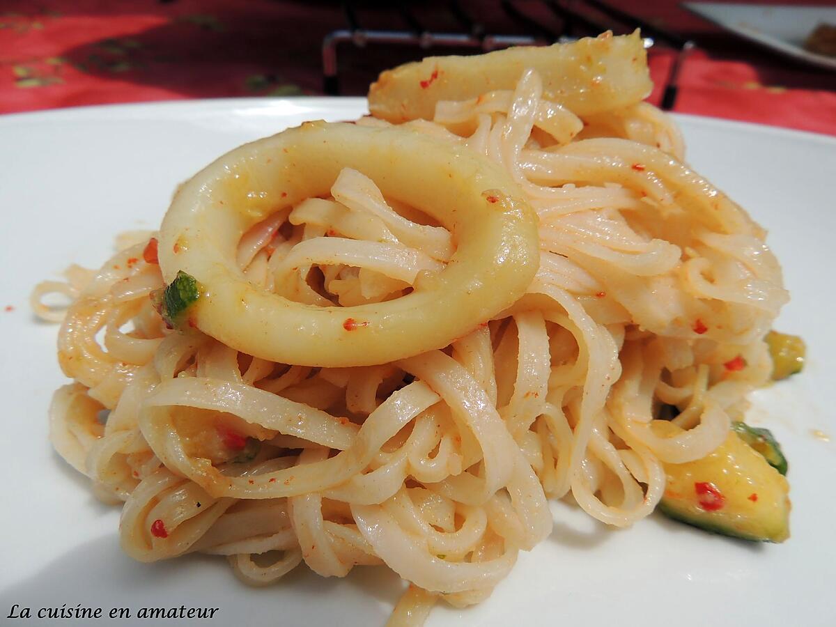 recette Anneaux de calamars au paprika et sauce Yakitori