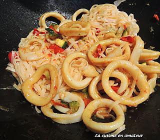 recette Anneaux de calamars au paprika et sauce Yakitori