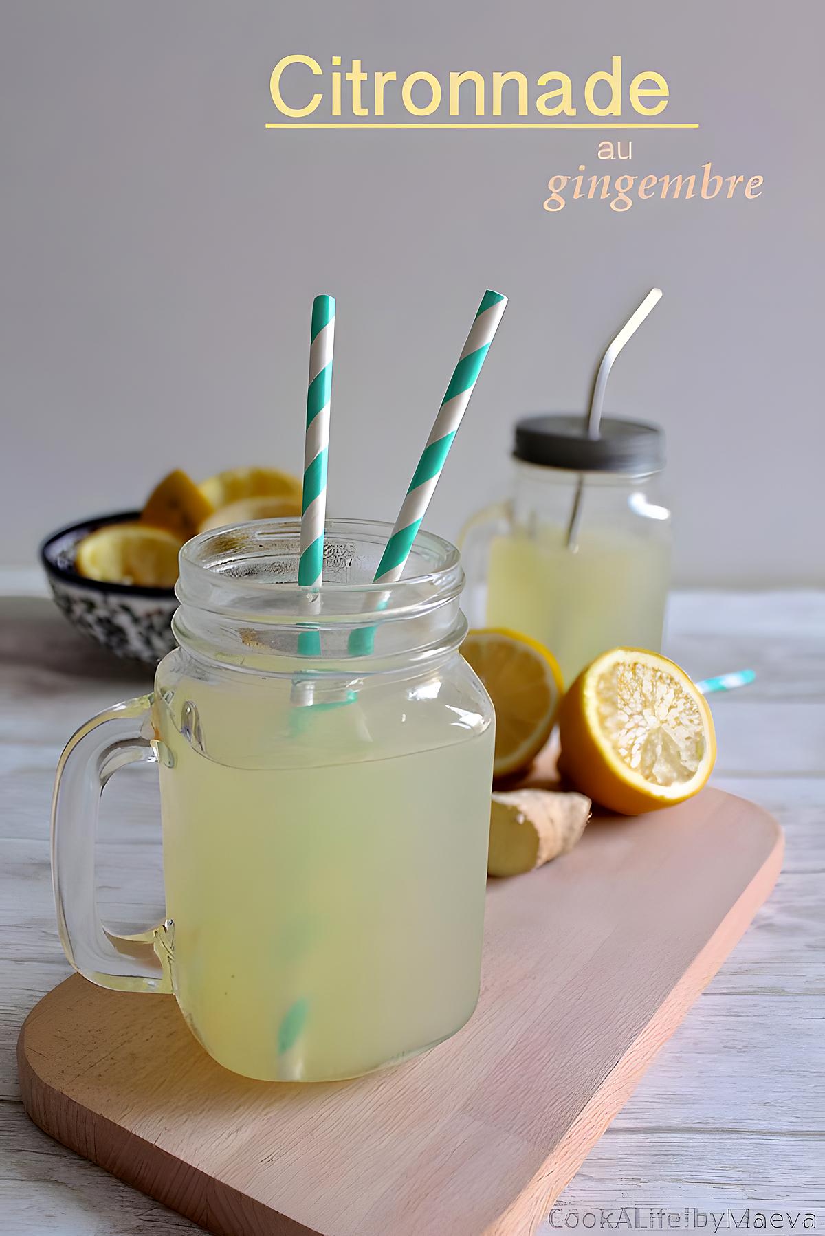 recette Citronnade au gingembre