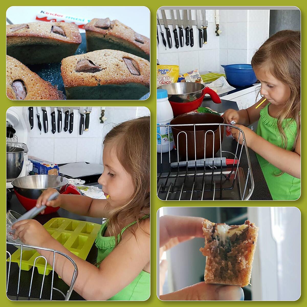 recette Financier aux kinder maxi