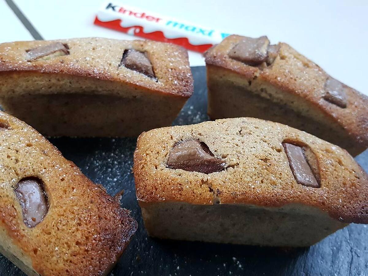 recette Financier aux kinder maxi