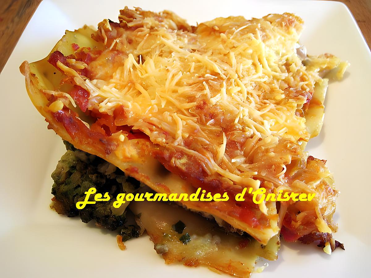 recette LASAGNES BŒUF ET BLETTES