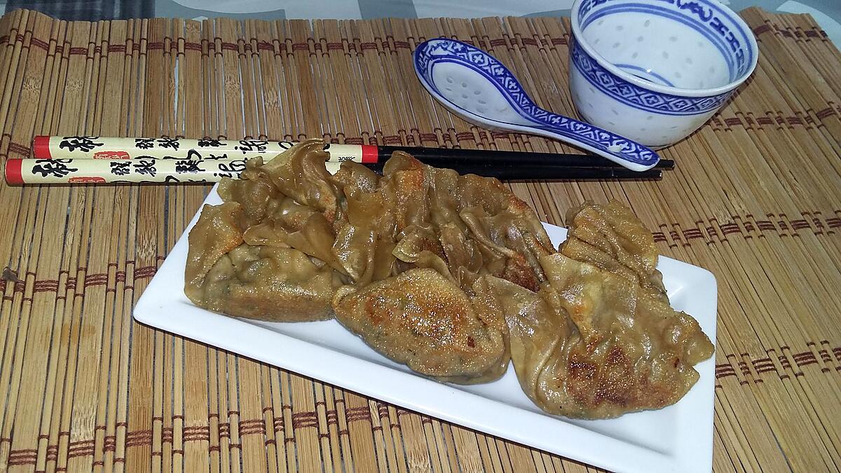 recette Raviolis chinois Gyoza poulet citronelle
