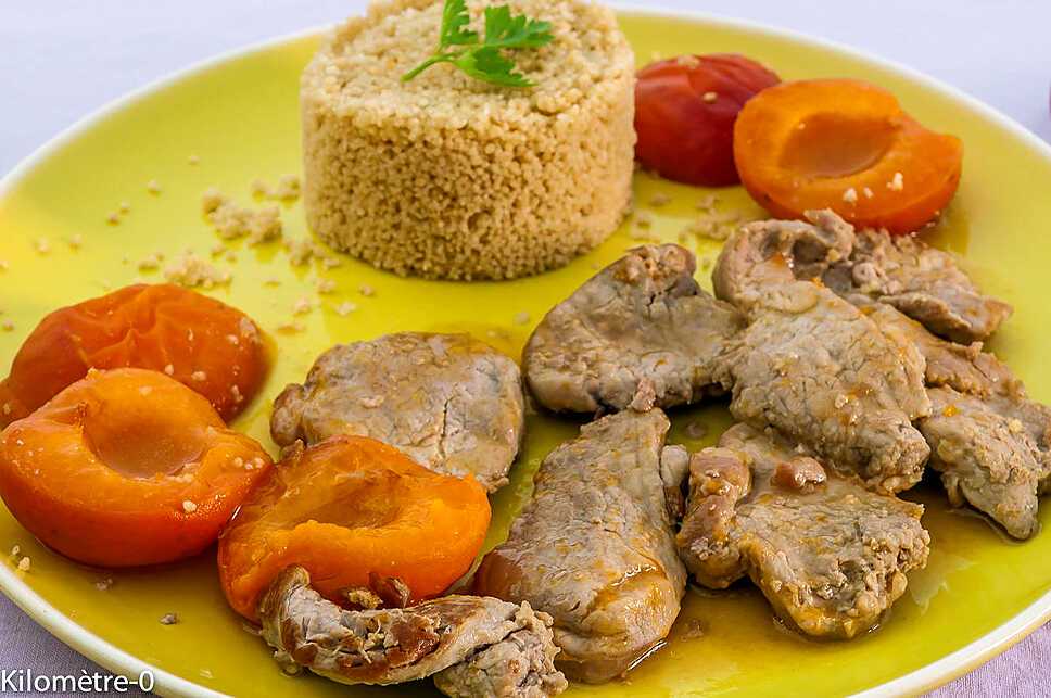 recette Sauté de porc aux abricots