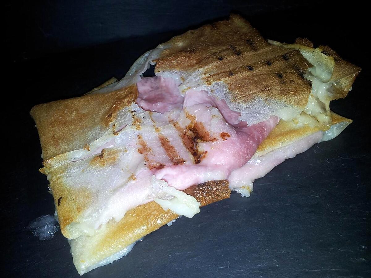 recette Bricks toasté (jambon-mozzarella)