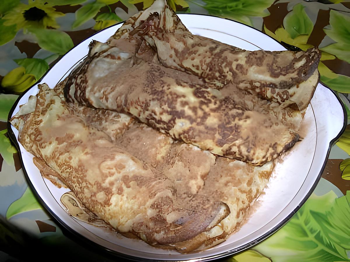 recette Crêpes fourrées aux pommes