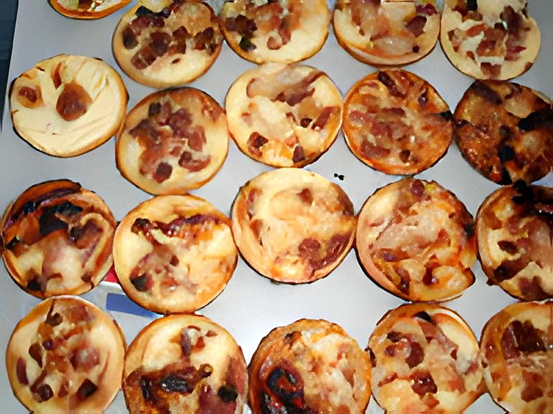 recette Mini-quiches lardons/beaufort