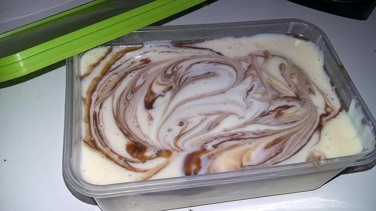 recette Glace au lait concentré vanille