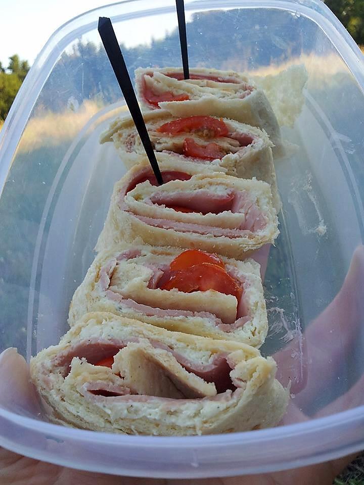 recette Wraps apéro au jambon tomate et boursin