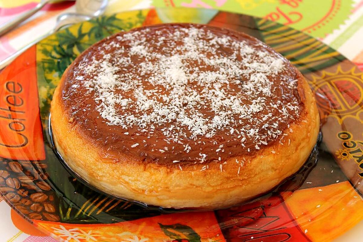 recette FLAN AU LAIT DE COCO au COOKEO