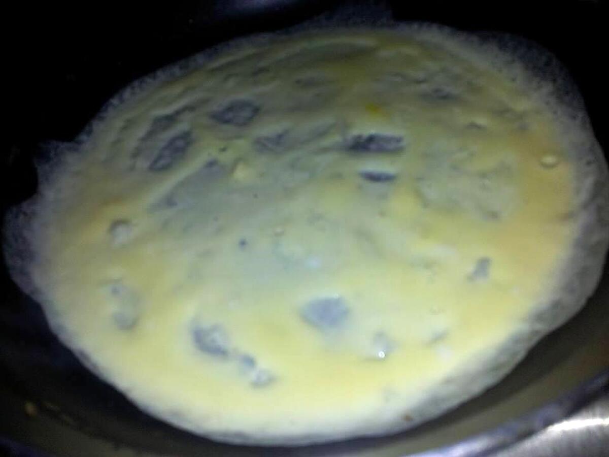 recette Crêpes d'omelette