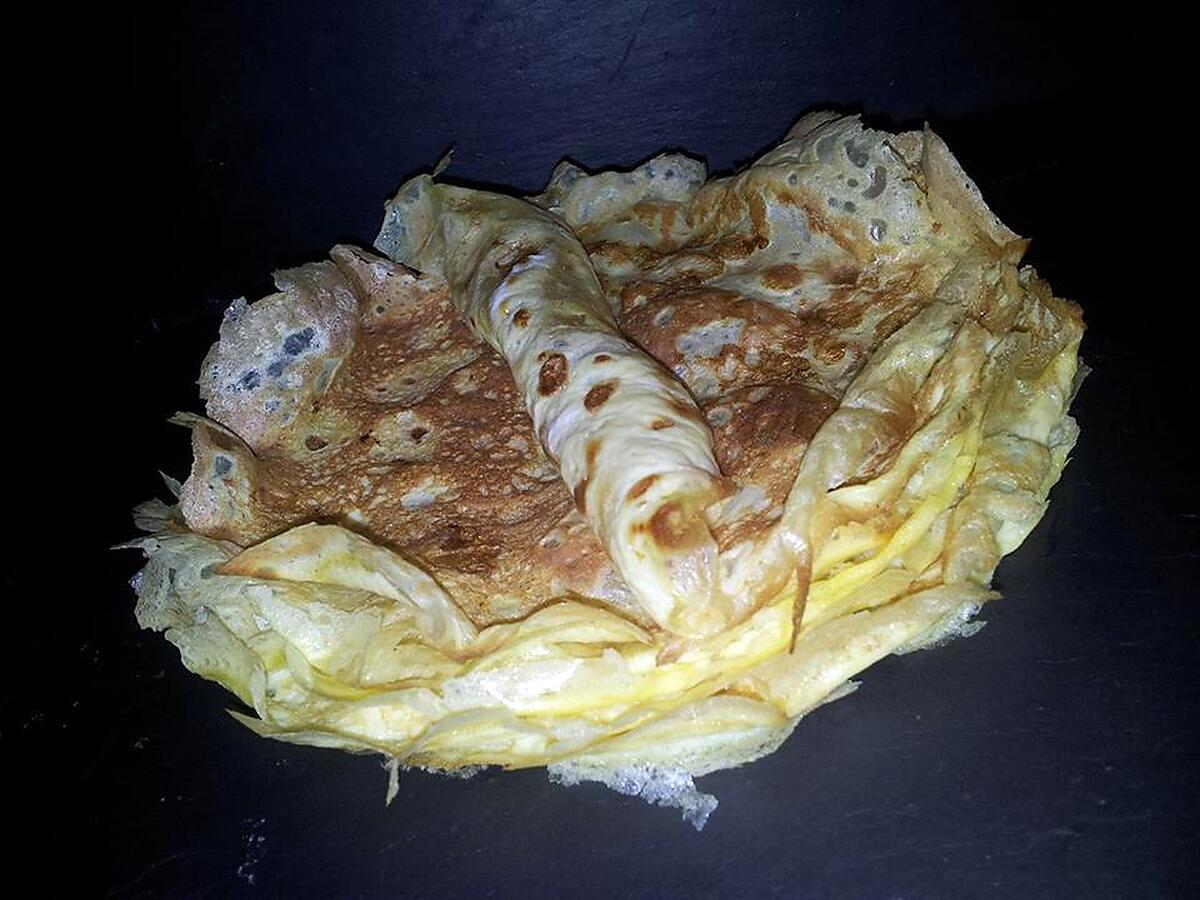 recette Crêpes d'omelette