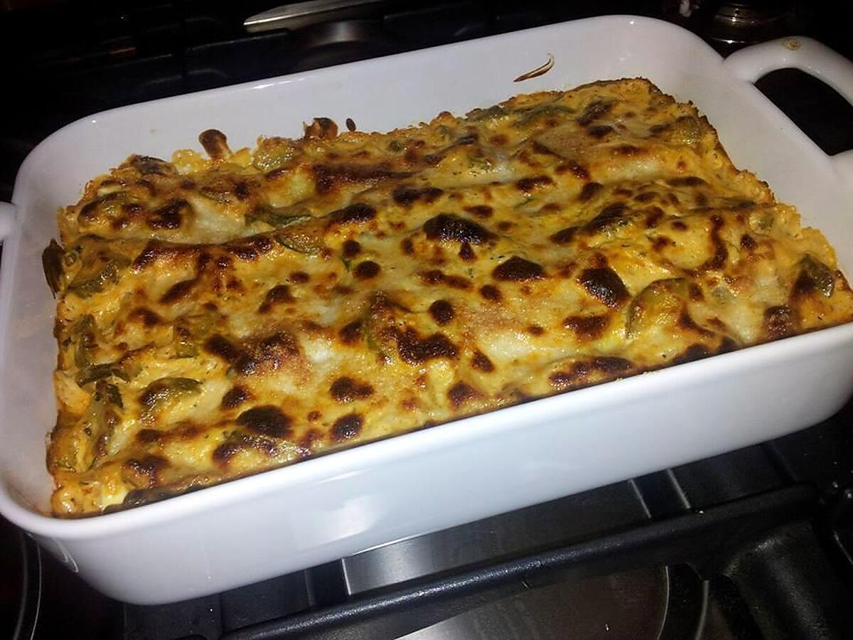 recette Lasagnes aux courgettes et chévre frais