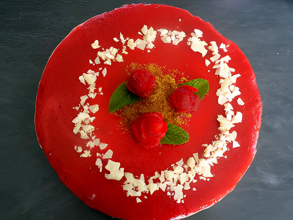 recette Bavarois fraises-spéculoos